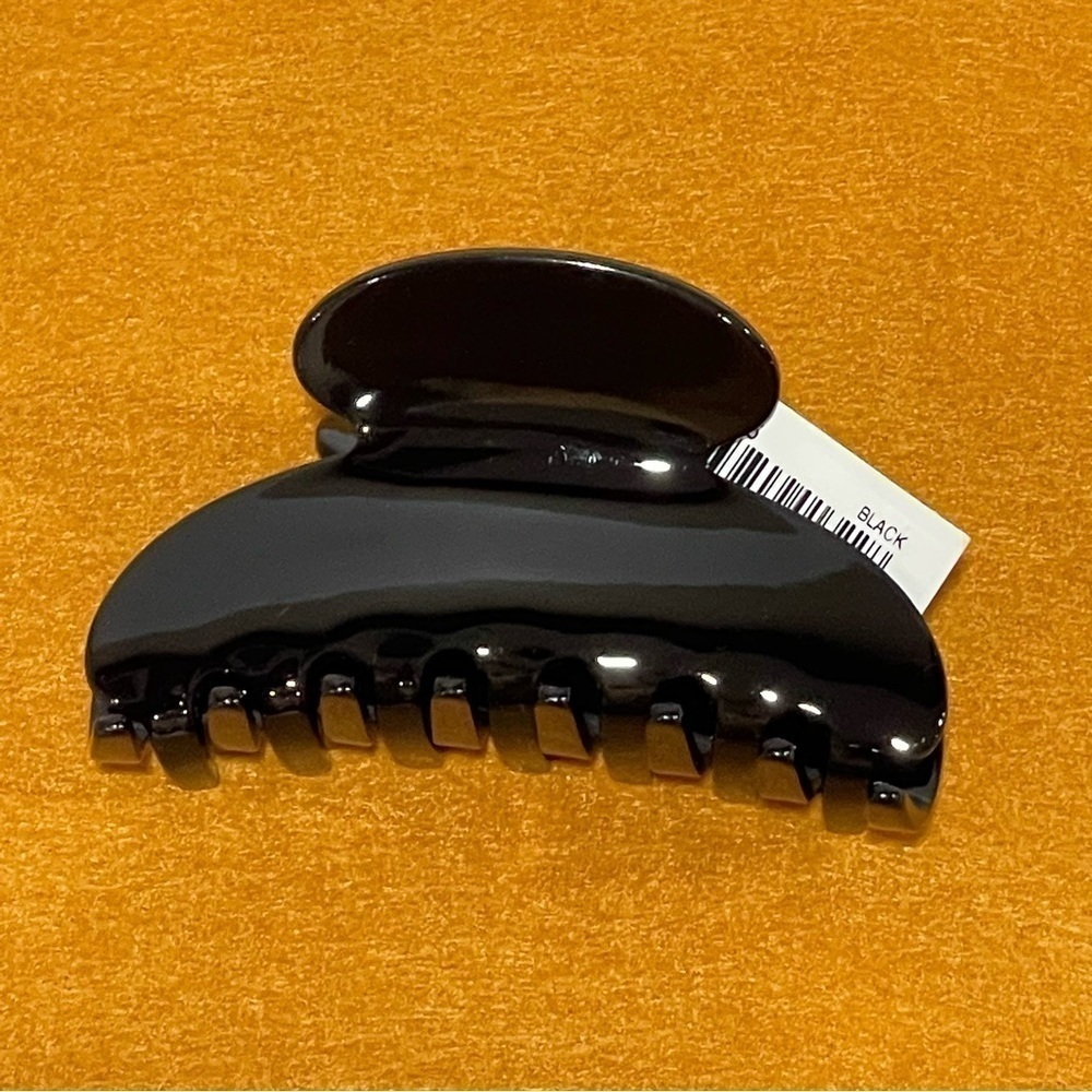 FRANCE LUXE Large 'Couture' Jaw Clip - Black - Sz - 2" x 3 1/2" $ 54 - Picture 7 of 9